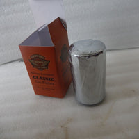 NOS NEW OEM HARLEY CHROME OIL FILTER 63813-90T