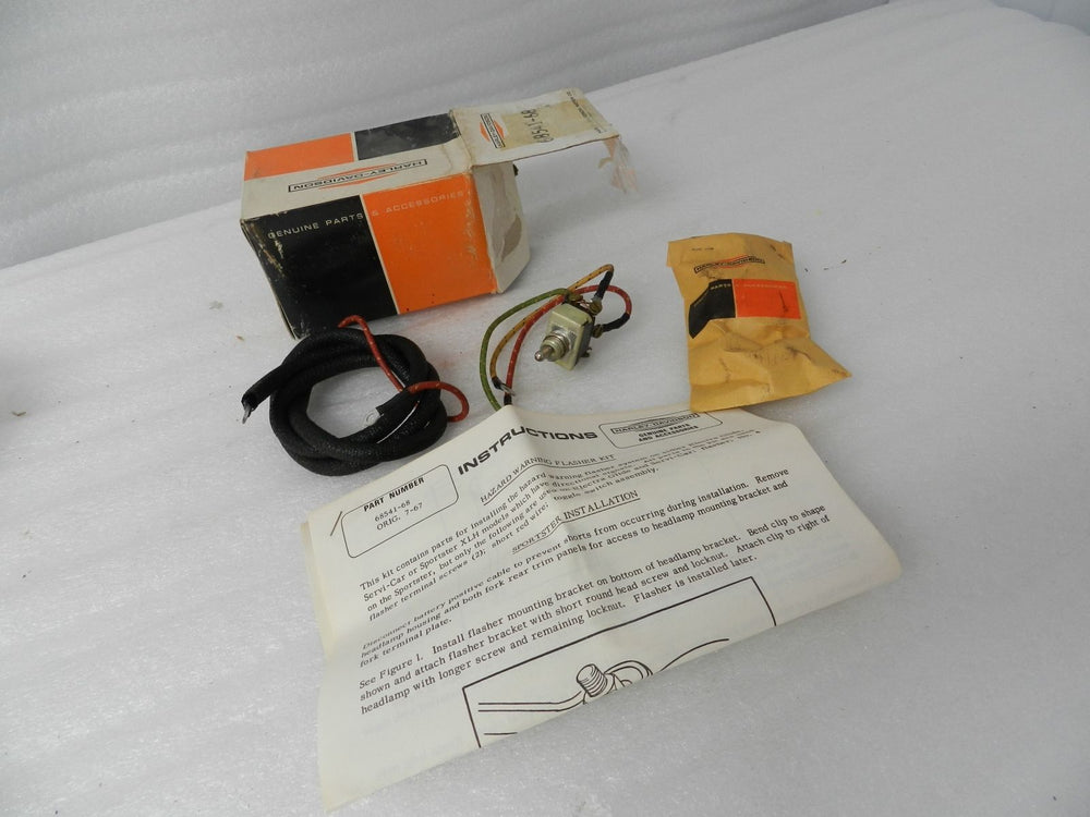 NOS ORIGINAL HARLEY HAZARD WARNING FLASHER KIT 68541-68