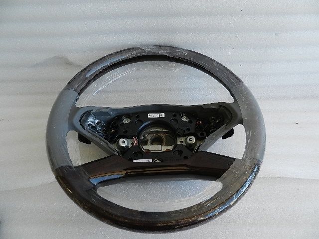 NOS NEW MERCEDES S-CLASS STEERING WHEEL LEATHER WOOD A22146092037G44