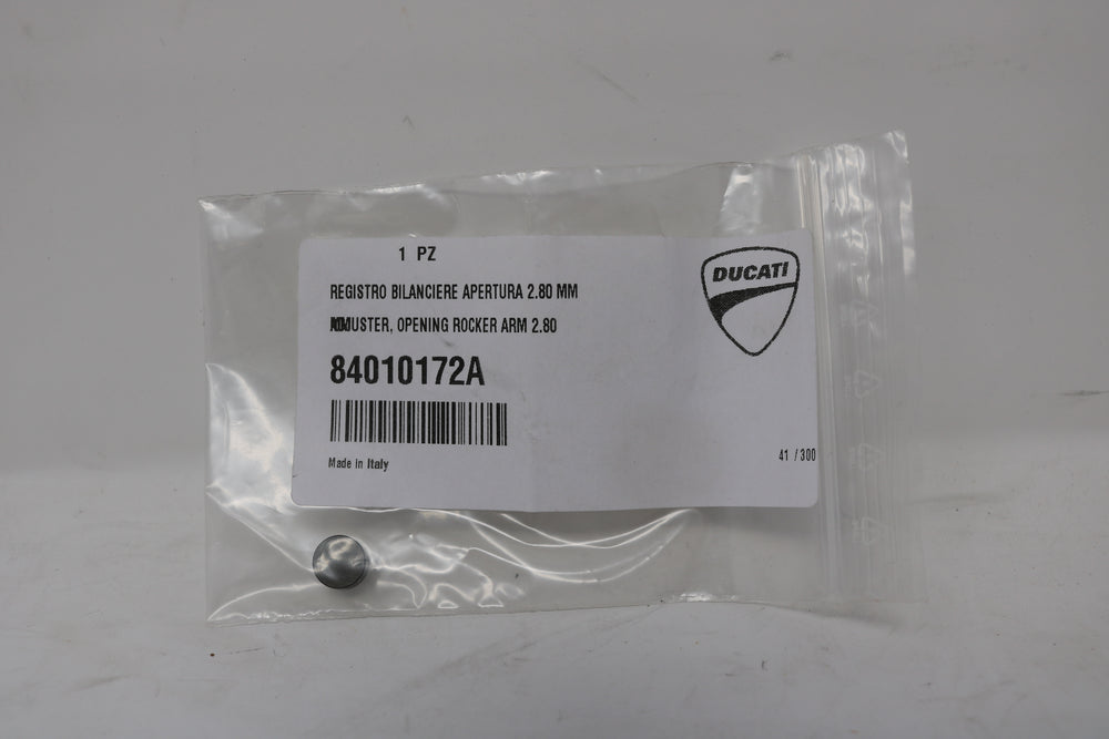 84010172A NEW OEM DUCATI ADJUSTER, OPENING ROCKER ARM 2.80 MM