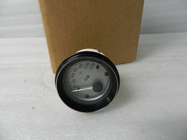 NOS NEW OEM HARLEY TOURING SILVER AIR TEMPERATURE GAUGE 75166-00