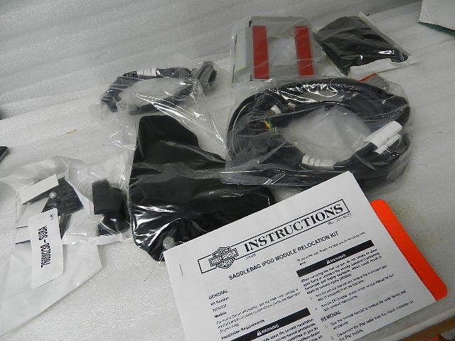 NOS NEW OEM HARLEY BOOM AUDIO IPOD RELOCATION KIT 76000238