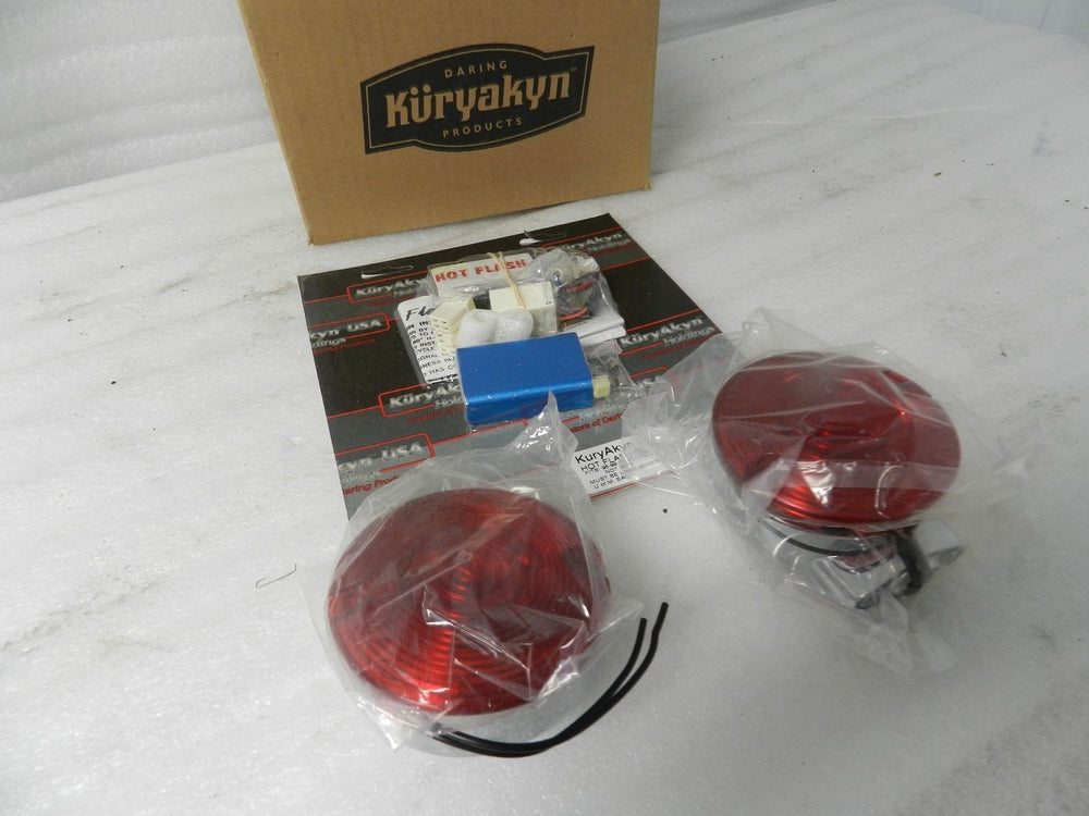 NEW KURYAKYN HOT FLASH CONSPICOUS LIGHTING SYSTEM 86-99 HARLEY FLST 97/98