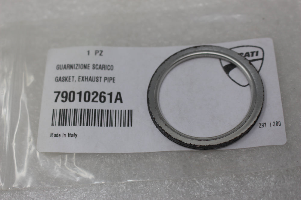 79010261A NEW OEM DUCATI GASKET, EXHAUST PIPE