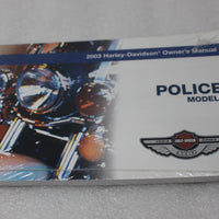 99478-03 NEW OEM 2003 HARLEY-DAVIDSON POLICE MODELS OWNER'S MANUAL