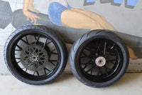 
              NEW HARLEY-DAVIDSON TOURING BLACK PRODIGY WHEEL SET PACKAGE COMPLETE STREET GLID
            