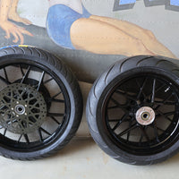 NEW HARLEY-DAVIDSON TOURING BLACK PRODIGY WHEEL SET PACKAGE COMPLETE STREET GLID