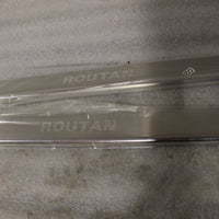 NEW OEM 2008-2013 VOLKSWAGEN ROUTAN DOOR SILL KIT W/ ROUTAN LOGO. 82211975