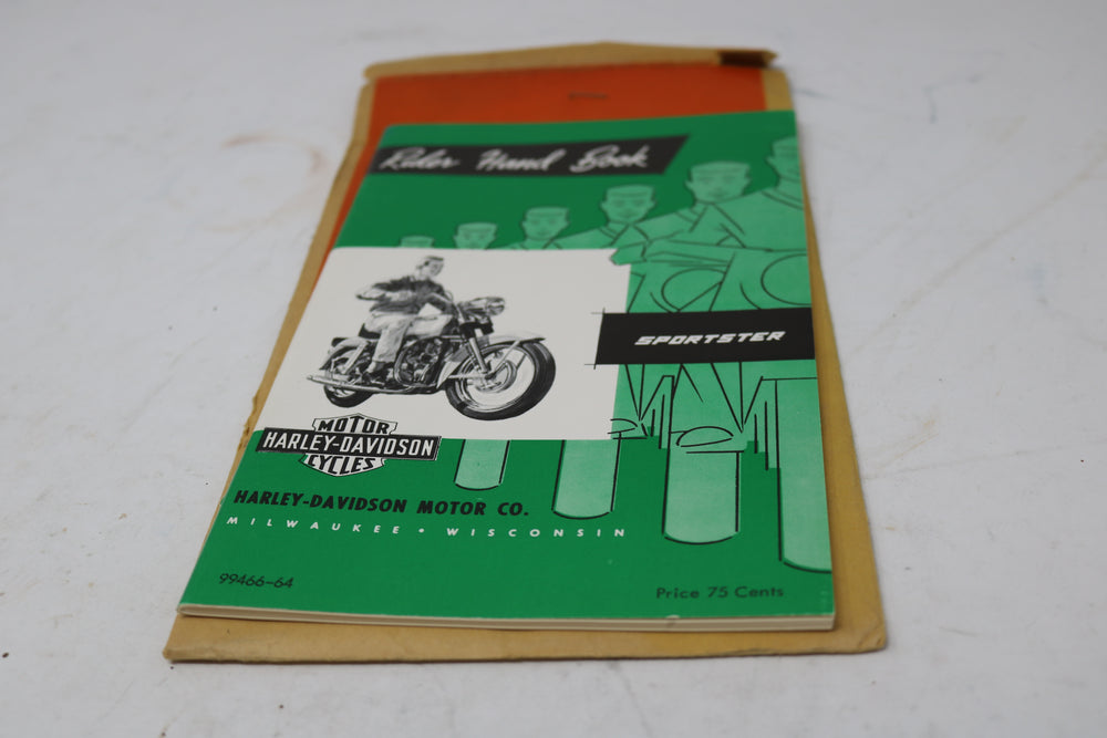 NEW OEM HARLEY 1964 RIDER HAND BOOK SPORTSTER 99466-64