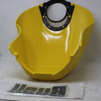 NEW OEM BUELL XB 1125R/CR AIRBOX COVER, SUNFIRE YELLOW W/DECAL M1224.4AAMAL