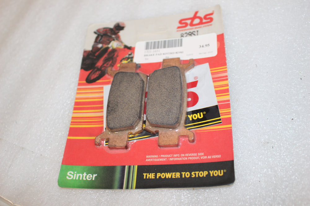 NEW SBS BRAKE PAD SINTRD 829SI 1721-1651