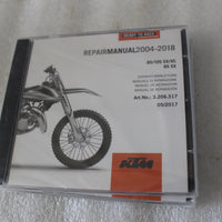 NEW OEM KTM REPAIR MANUAL 04-18 85/105 SX/XC 3206317