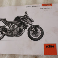 NEW OEM KTM OWNERS MANUAL 2018 1290 SUPER DUKE R 3213758